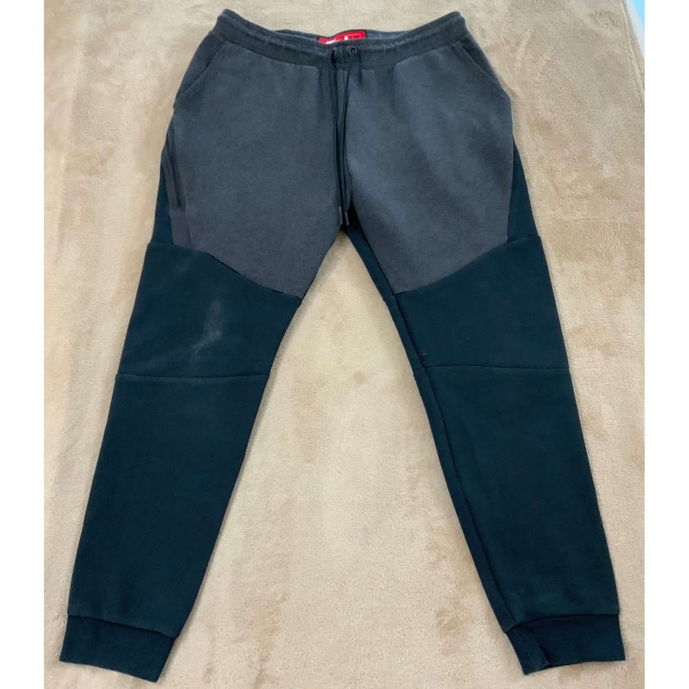 Nike Athletic Sportswear Pants Mens Large Grey tech Fleece Jogger 805162-011